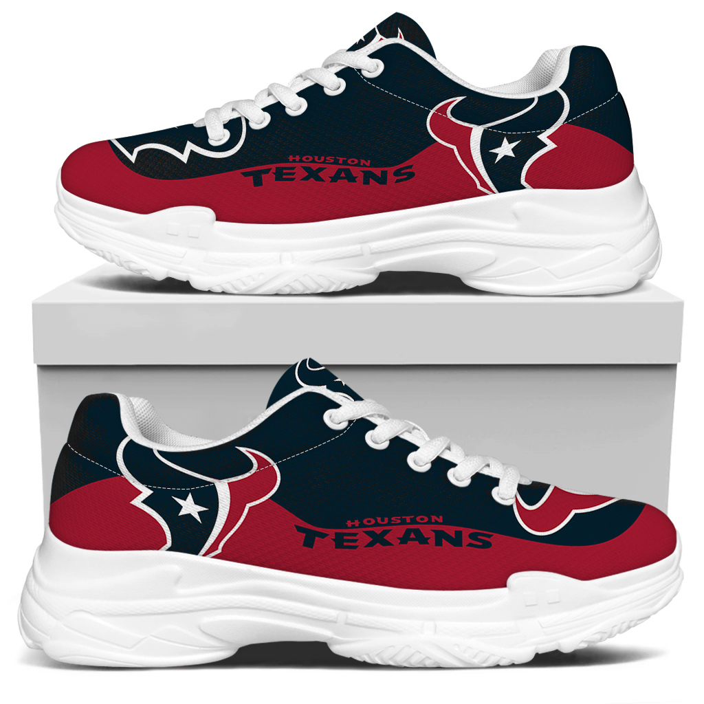 Men's Houston Texans Edition Chunky Sneakers With Line 002